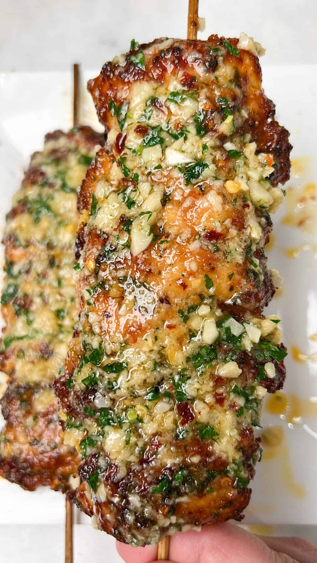 Garlic Parmesan Chicken Skewers Bad Batch Baking Restaurant Copycat Recipes & Family Favorites