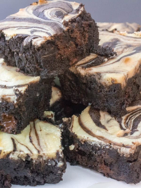 Marbled Chewy Chocolatey Cheesecake Brownies