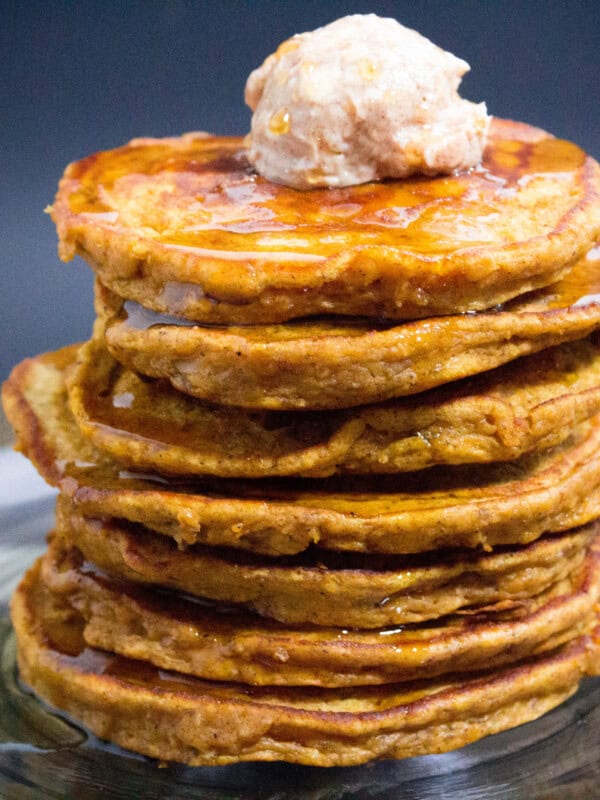 Pumpkin Pie Low Carb High Protein Pancakes