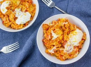 4-Ingredient Pappardelle Pasta with Burrata and Lemon