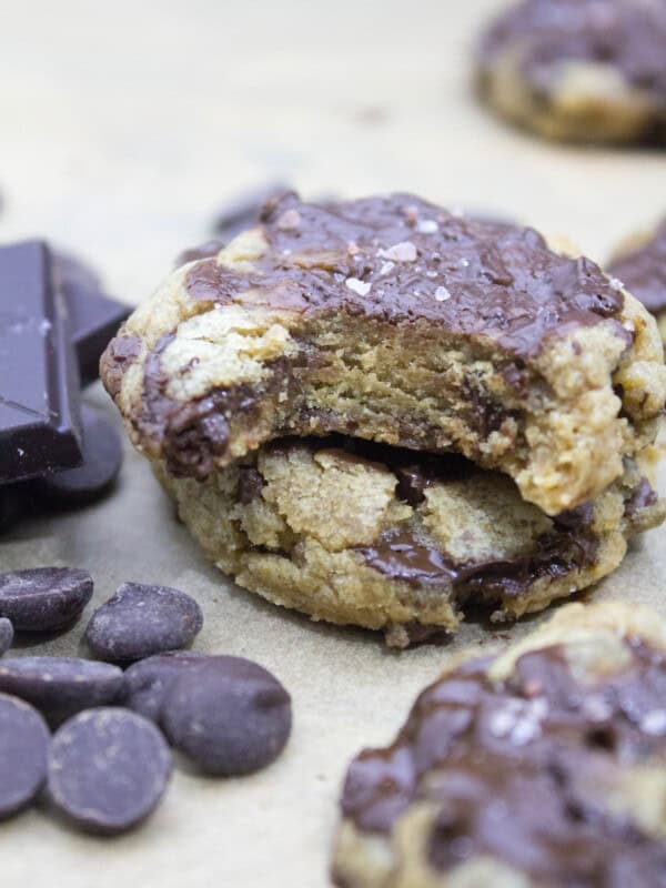 Chewy Bakery-Style Chocolate Chip Cookies with Browned Butter