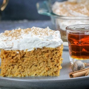 Pumkpin Spice Tres Leches Cake with Amaretto