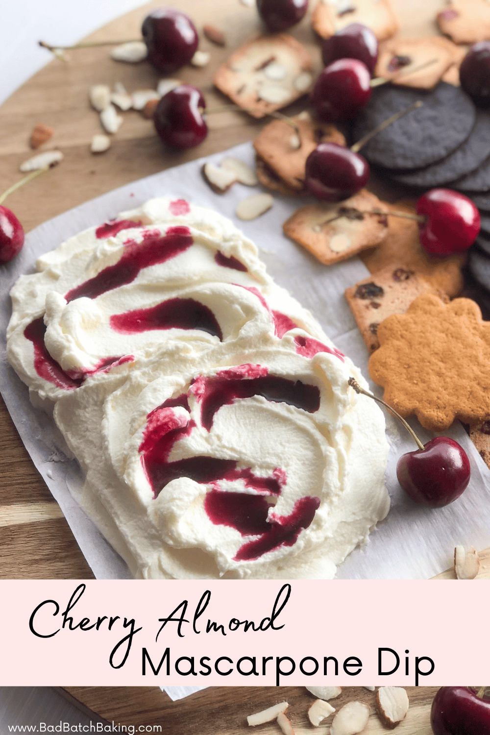 Cherry Almond Mascarpone Dip Recipe