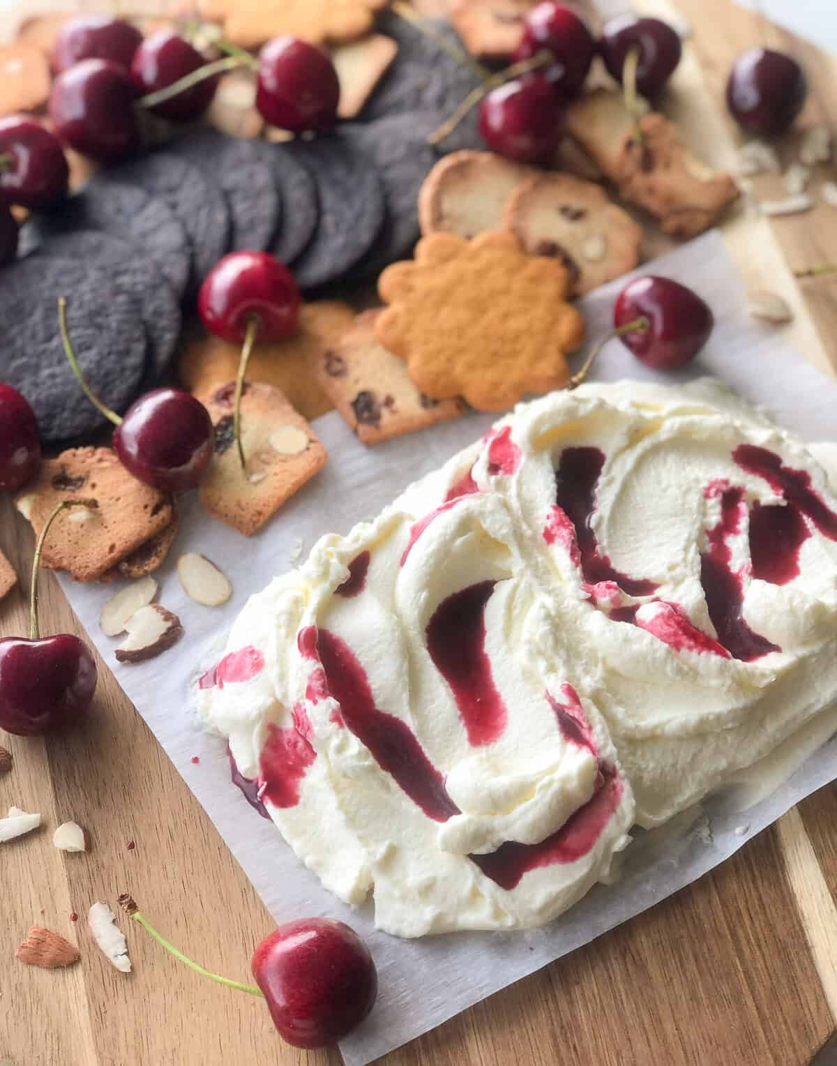 Cherry Almond Mascarpone Dip Recipe