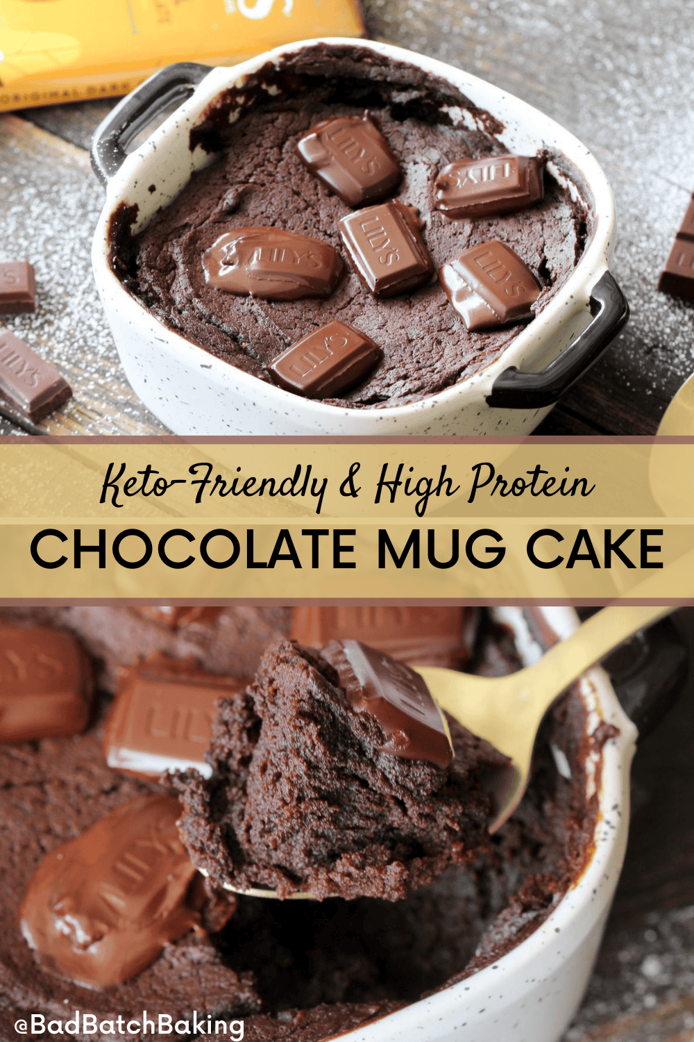 Keto Friendly High Protein Chocolate Mug Cake