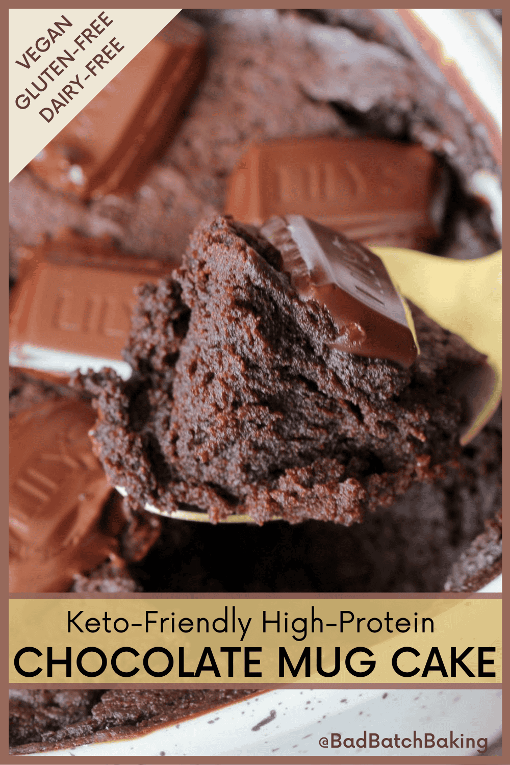 Keto-Friendly High Protein Chocolate Mug Cake