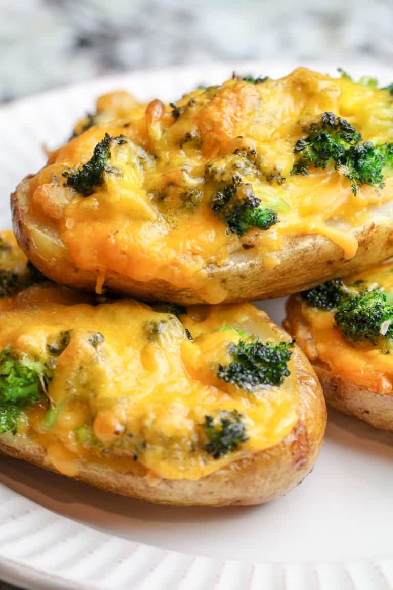 The Best Broccoli Cheddar Twice Baked Potatoes - Bad Batch Baking ...