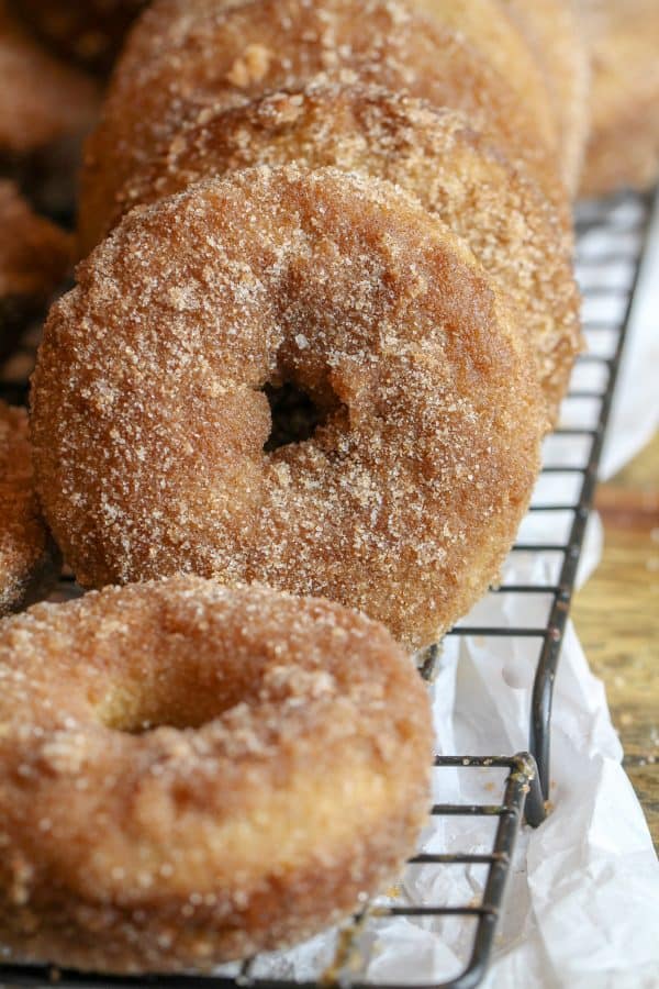 Caramel Apple Cider Donuts - Bad Batch Baking