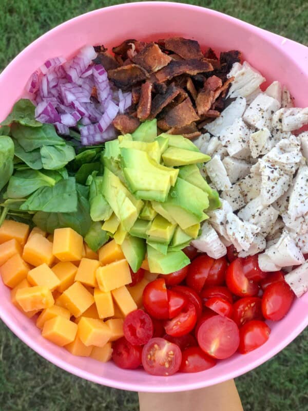 Chicken Avocado BLT Pasta Salad