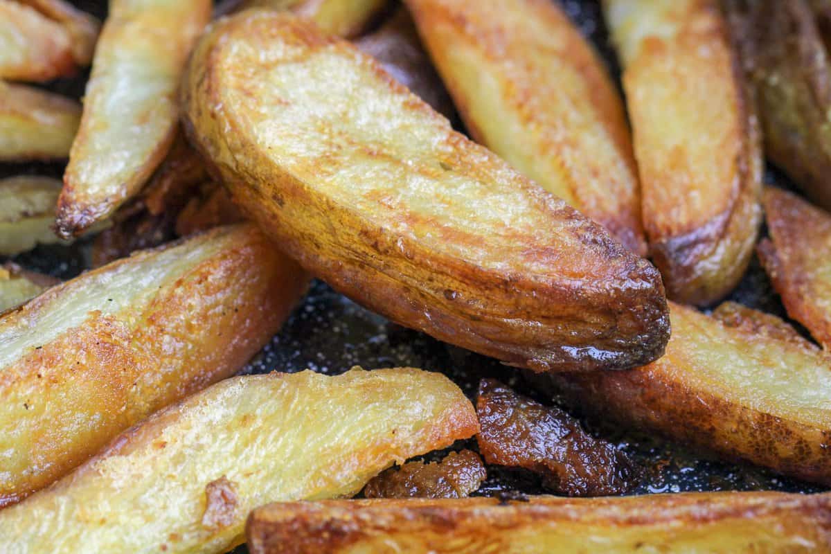 The Best Ever Crispy Baked Oven Fries with Malt Vinegar Ketchup - Bad