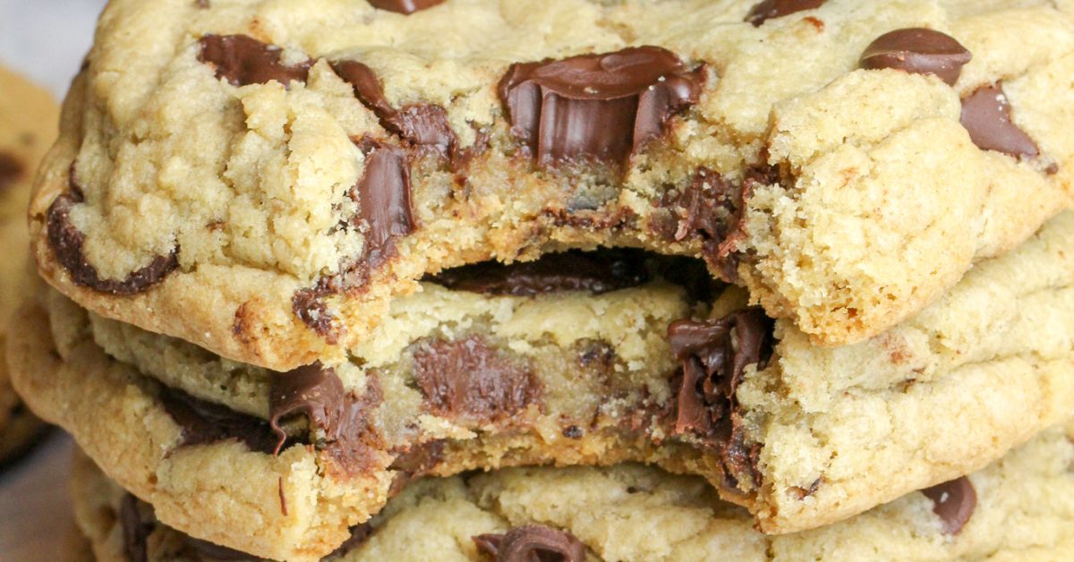 Jumbo Thick Chocolate Chip Cookies - Pies and Tacos