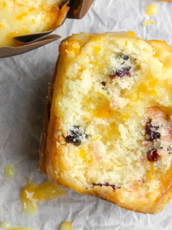 Zesty Buttery Orange Cranberry Muffins