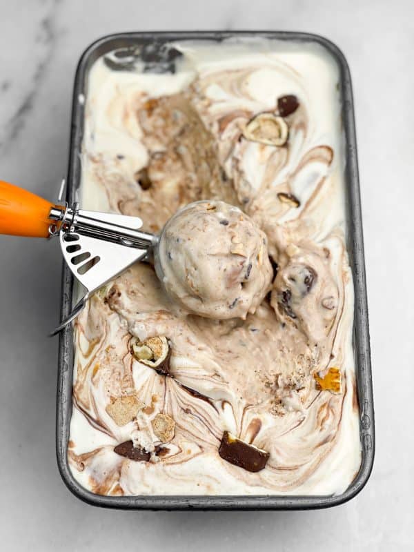 Chubby Hubby Ice Cream Recipe (No-Churn, Egg Free) - Bad Batch Baking ...