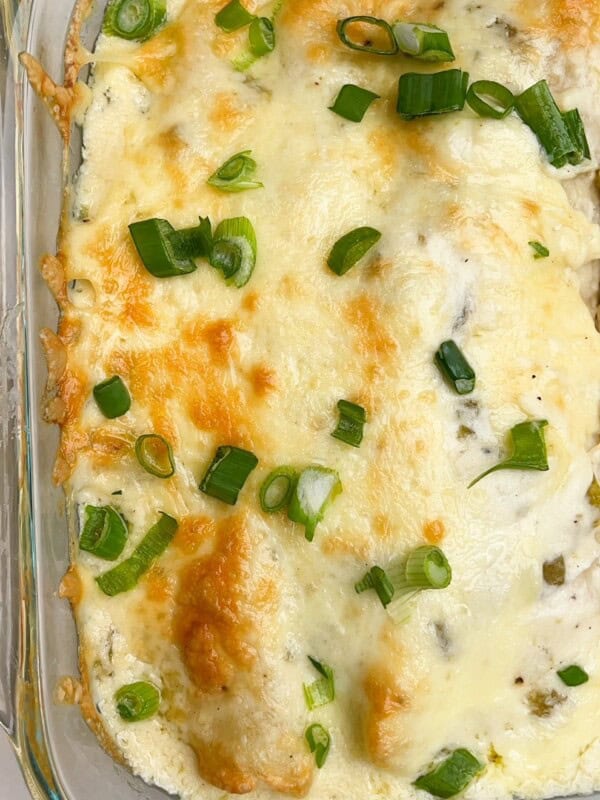 Tangy White Chicken Enchiladas