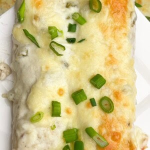 Tangy White Chicken Enchiladas