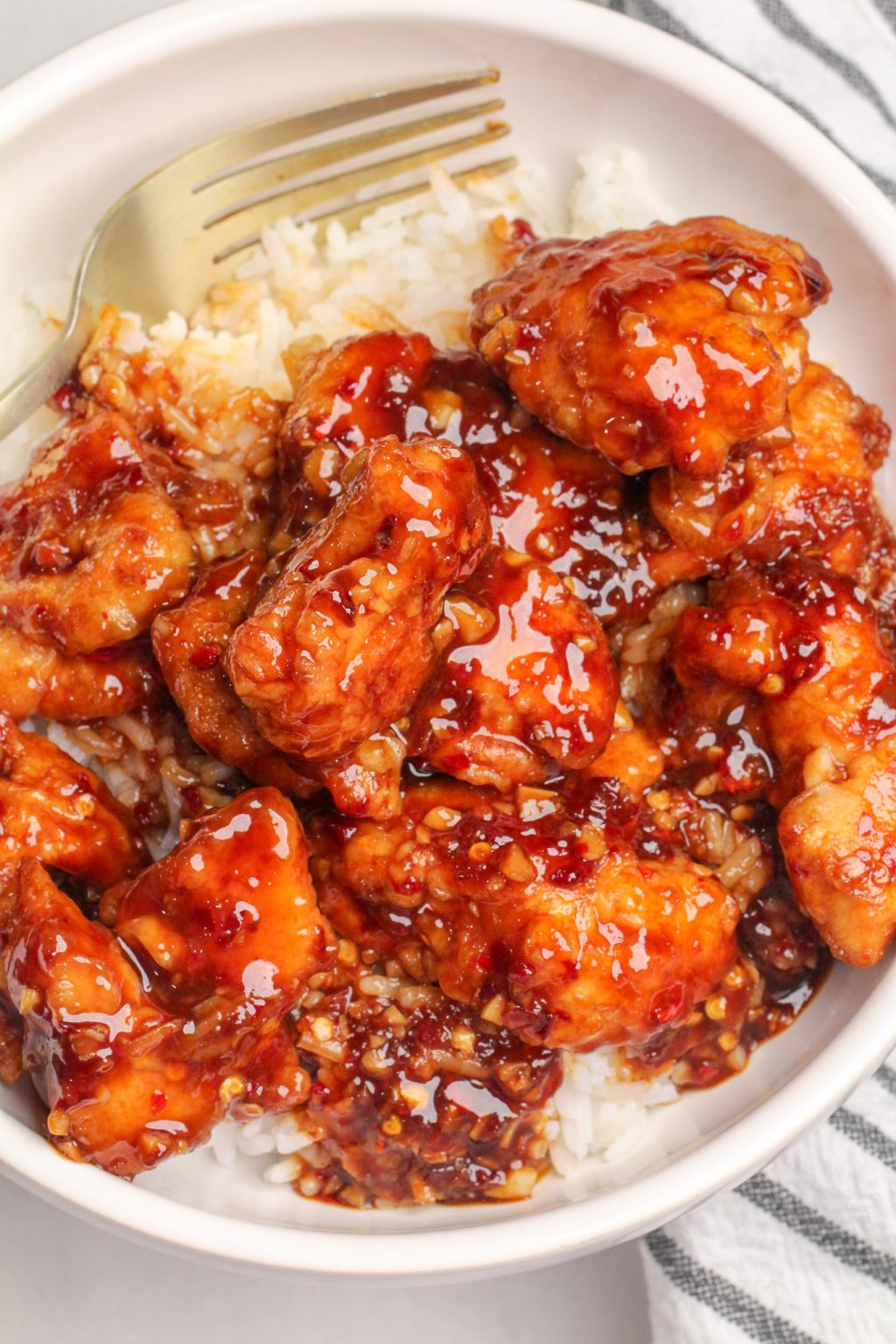 The BEST Crispy General Tso's Chicken Recipe - Bad Batch Baking ...