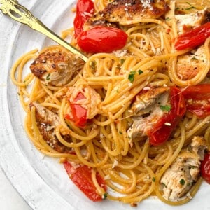 Easy Burst Tomato Pasta