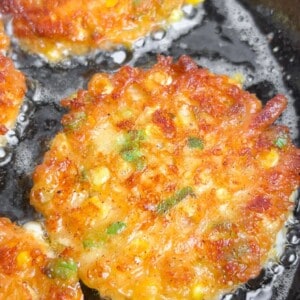 Cheesy Corn Fritters