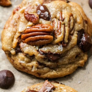 Brown butter pecan cookies with Rivulet Pecan Liqueur