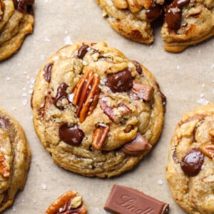 Brown butter pecan cookies