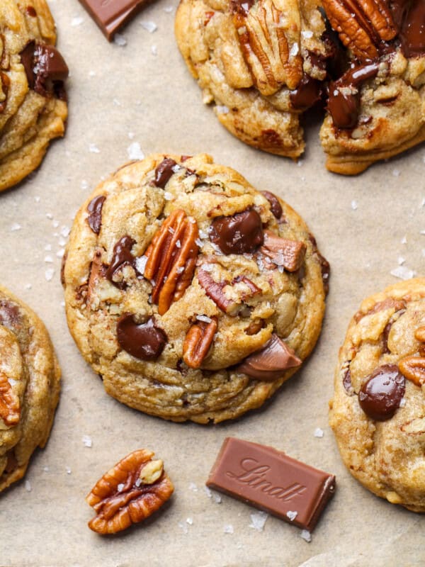 Brown butter pecan cookies