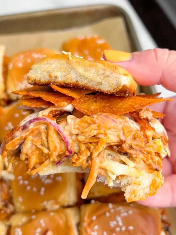 Crunchy BBQ Chicken Sliders