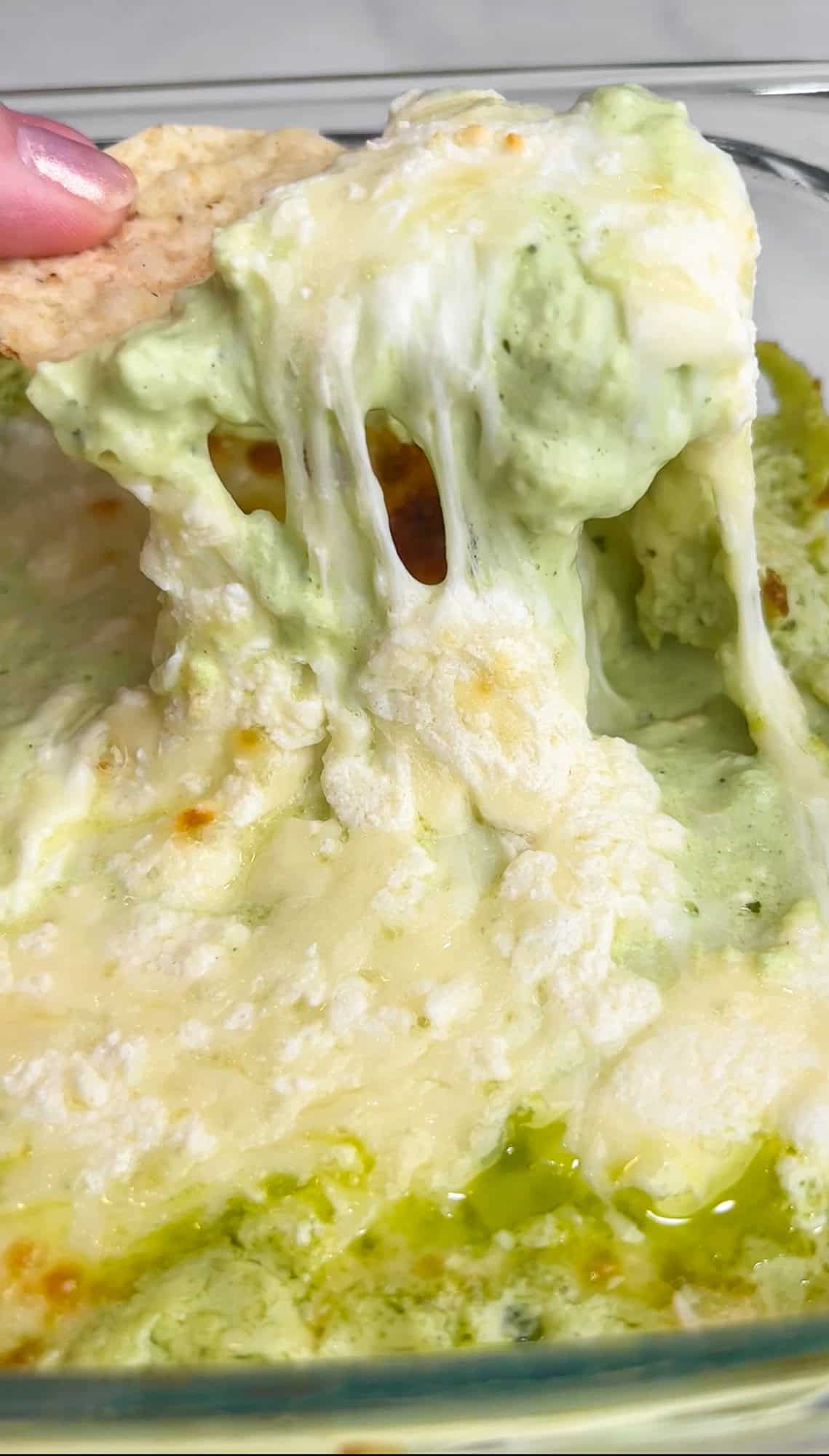 Verde Chicken Enchilada Dip - Bad Batch Baking