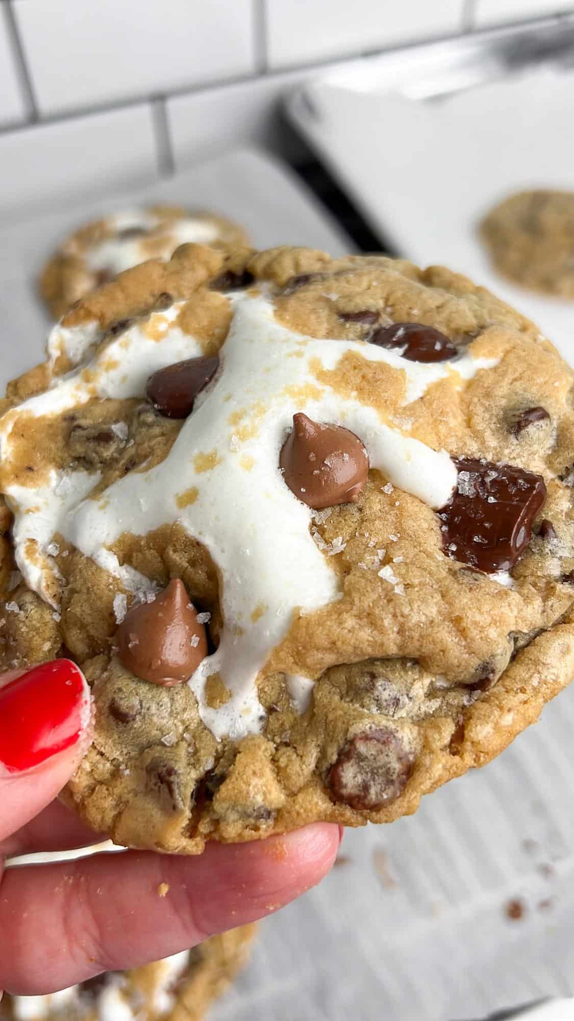 S'mores chocolate chip cookies