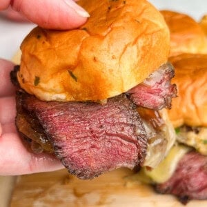 cowboy butter steak sliders