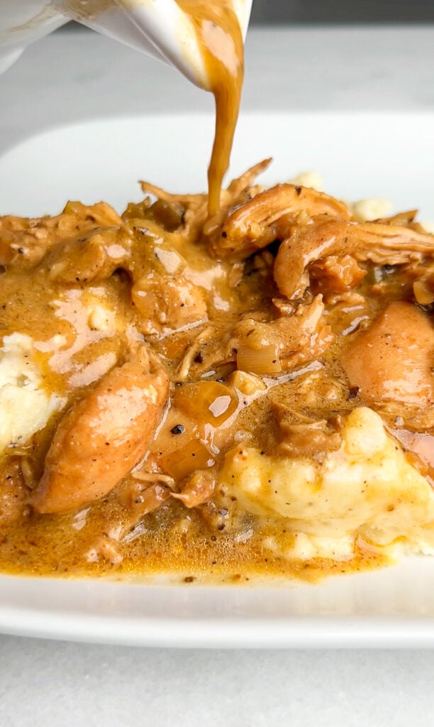 smothered chicken and gravy