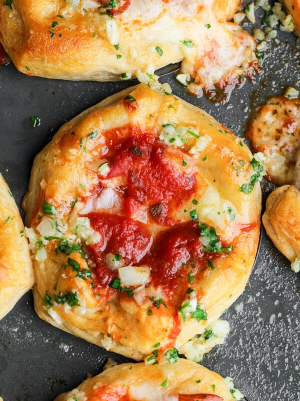 Mini Deep Dish Pizzas