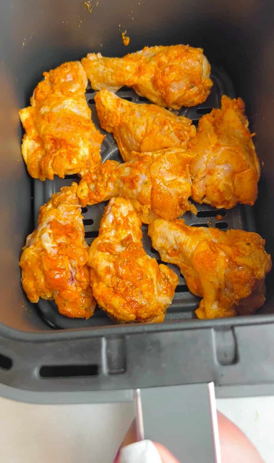 Garlic Parmesan Crispy Air Fried Chicken Wings Bad Batch Baking