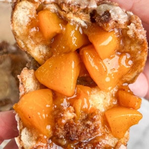 Peach cobbler french toast