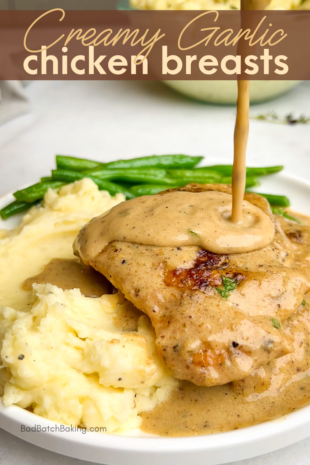 creamy garlic chicken