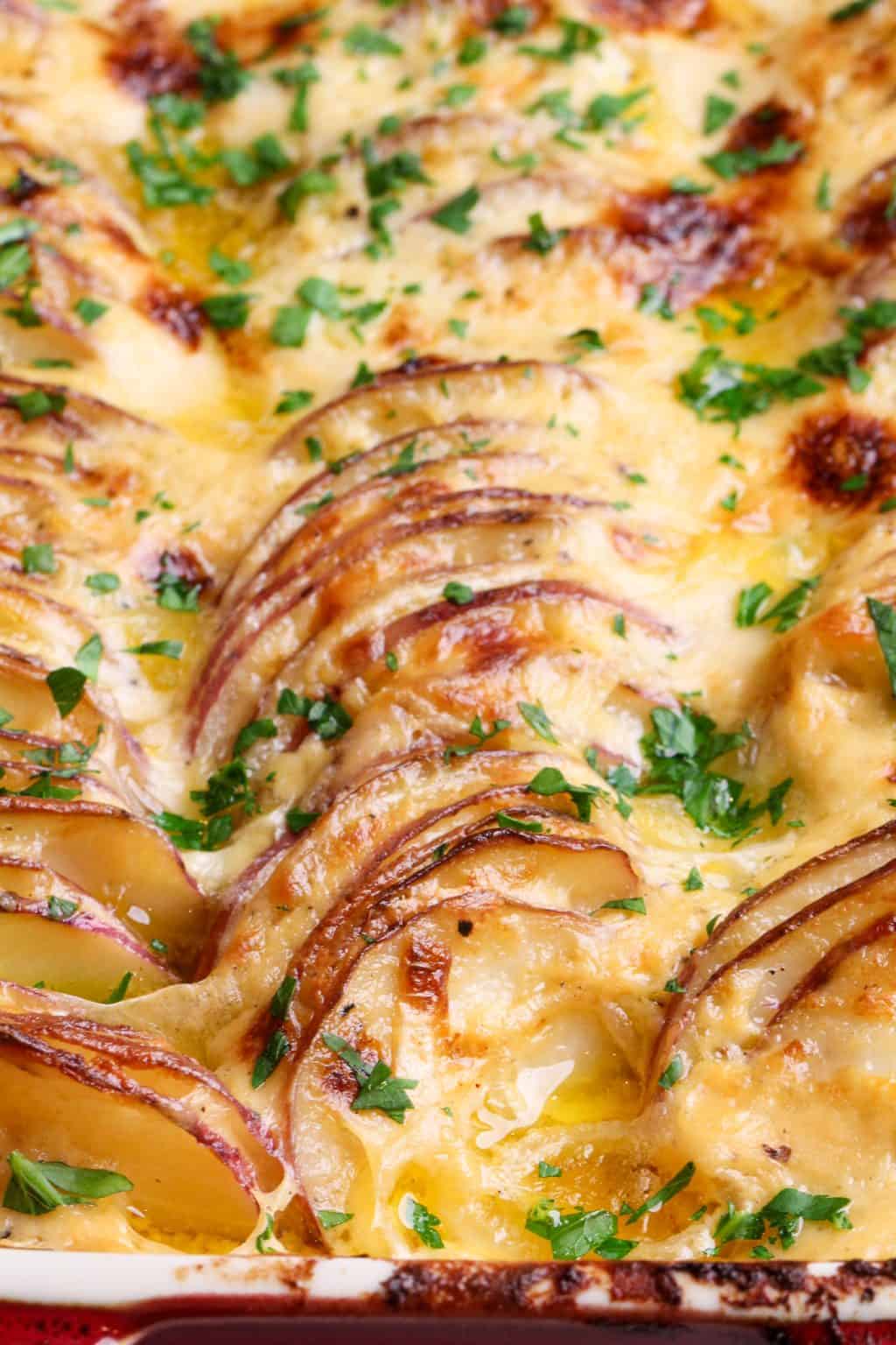 Scalloped Potatoes Au Gratin - Bad Batch Baking