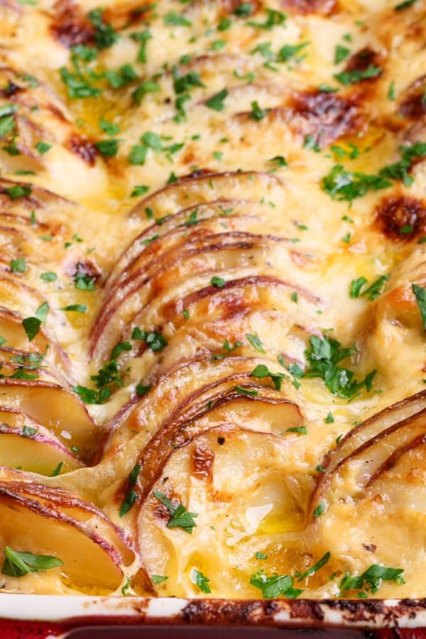 Scalloped Potatoes Au Gratin - Bad Batch Baking