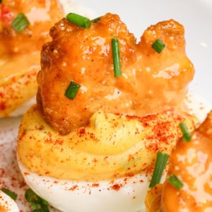 Shrimp Deviled Eggs