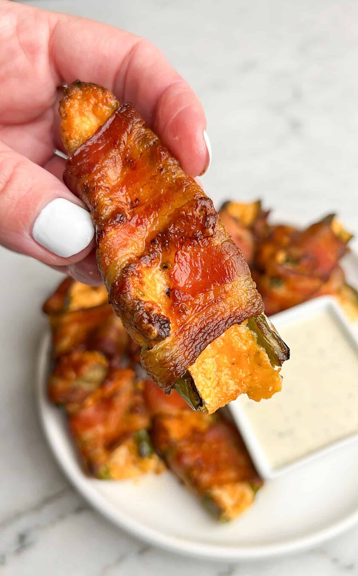 bacon wrapped jalapeno poppers