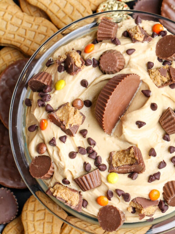 peanut butter cheesecake dip