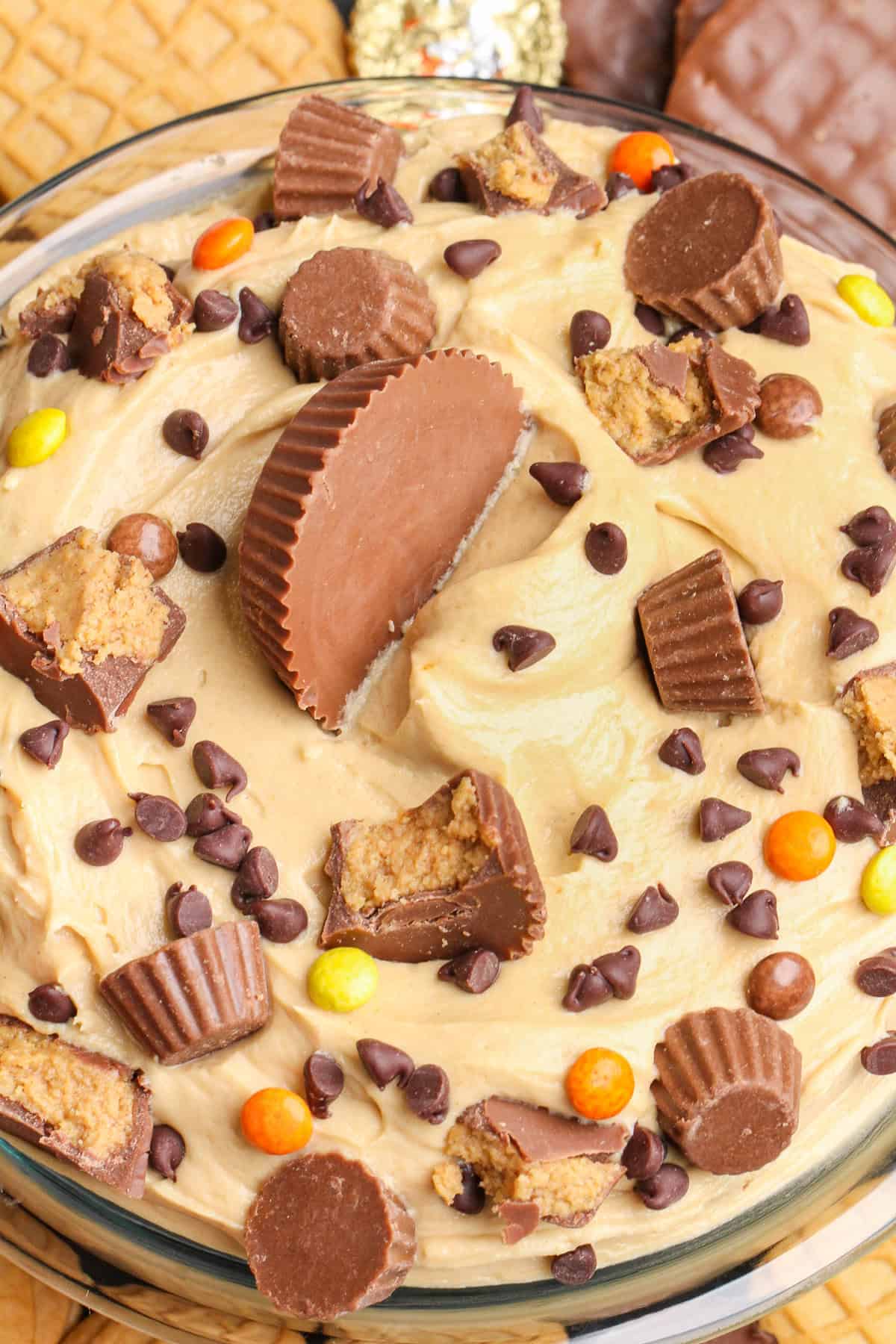 peanut butter cheesecake dip