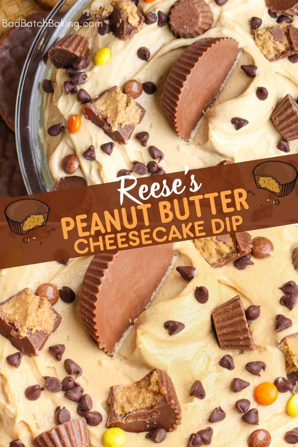 peanut butter cheesecake dip