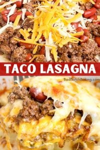 Easy Taco Lasagna - Bad Batch Baking - Restaurant Copycat Recipes ...