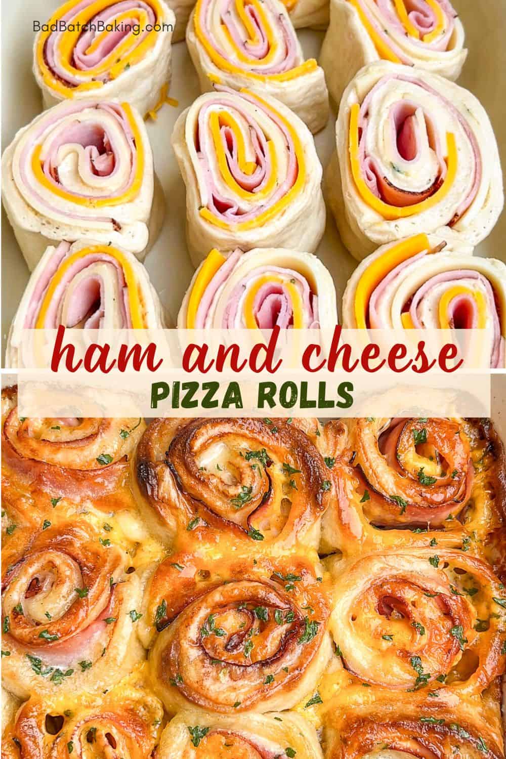 ham and cheese pizza rolls