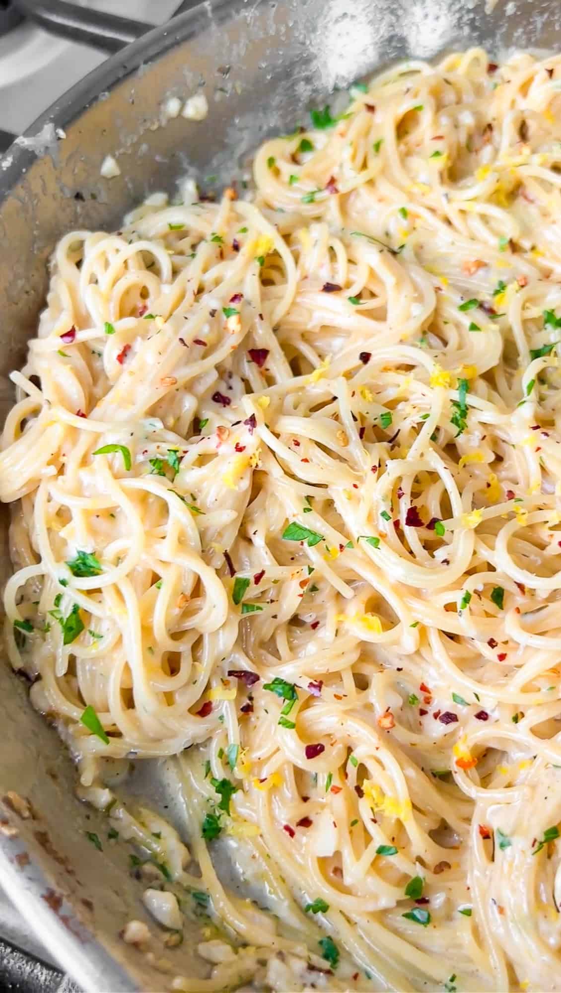 lemon parmesan one-pan pasta