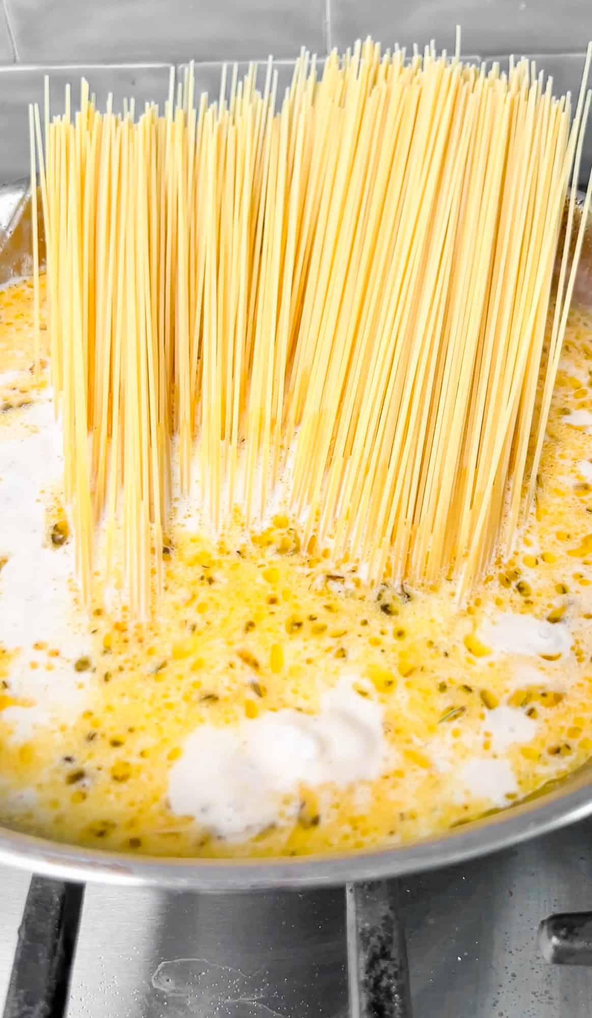 lemon parmesan one-pan pasta