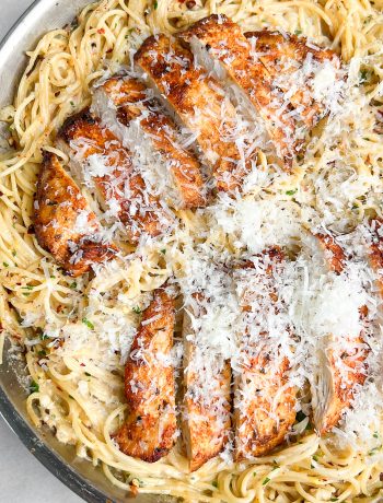 lemon parmesan one-pan pasta