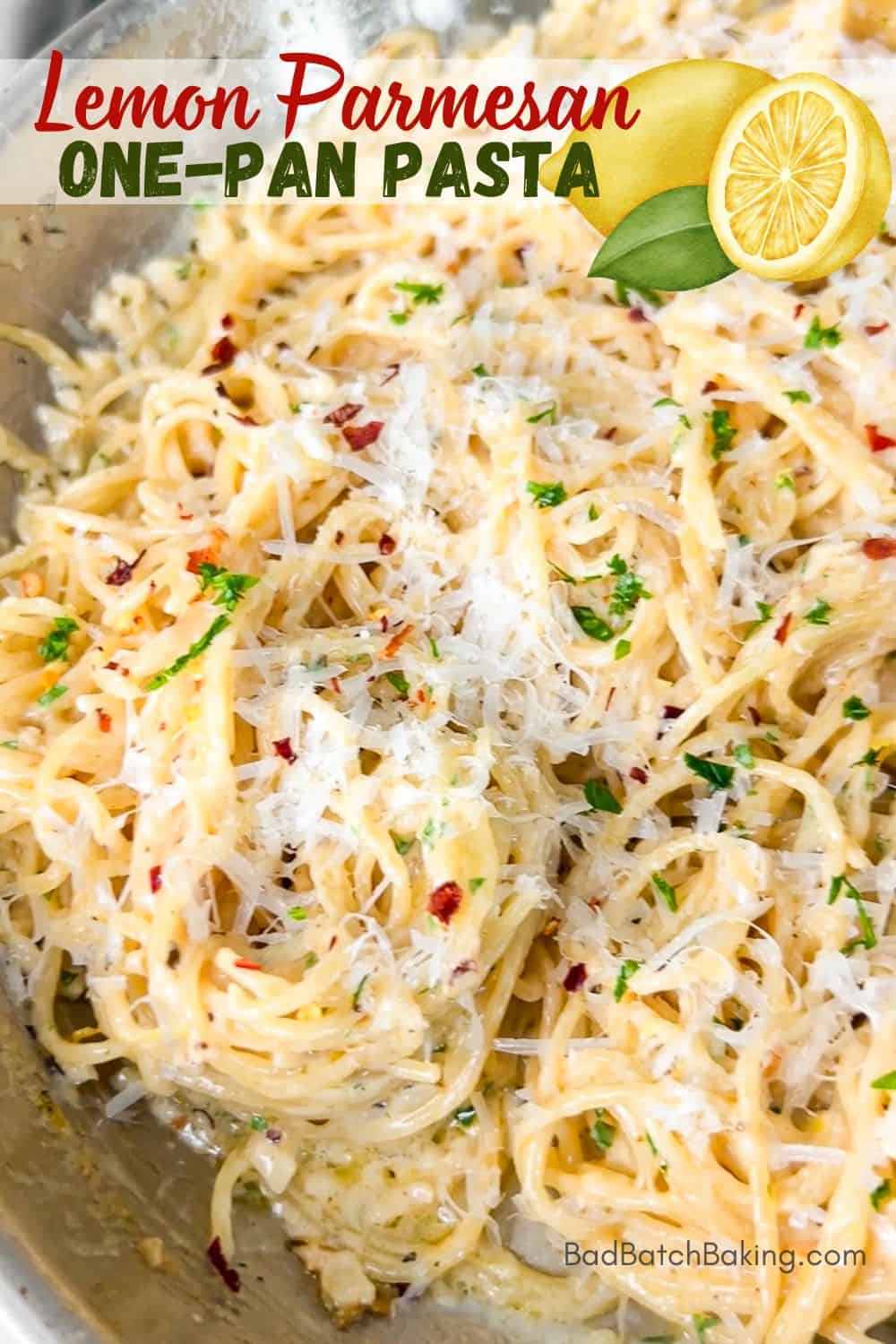 lemon parmesan one-pan pasta