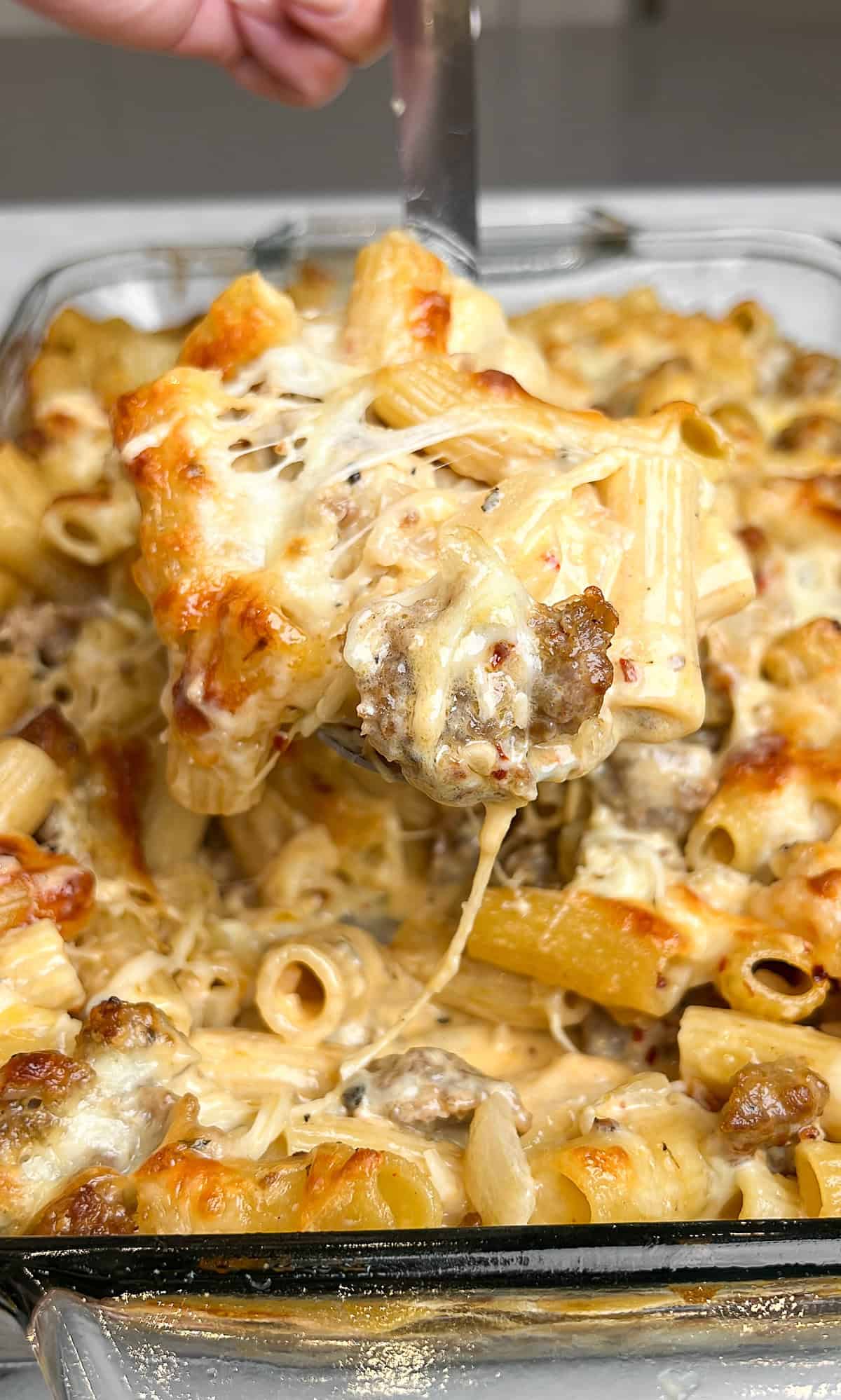 sausage alfredo