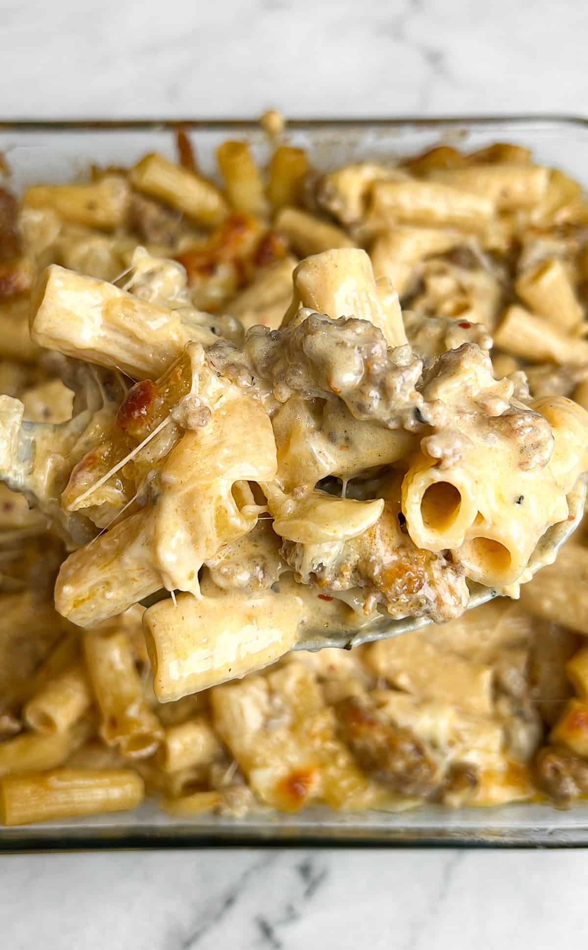 sausage alfredo