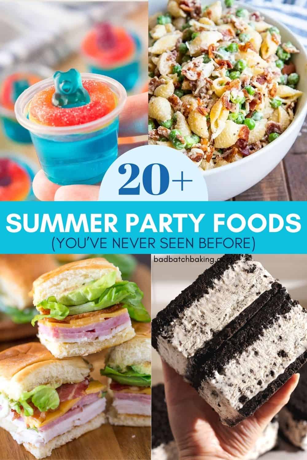 Summer party food ideas